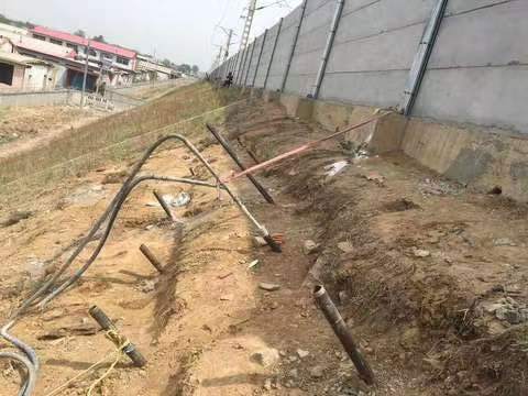 点军基础下沉注浆加固